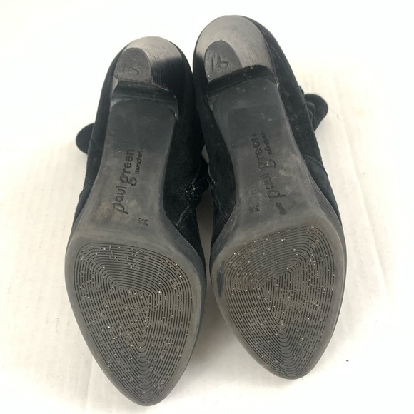 Paul Green Faux Fur Lined Suede Boots  - Size 6 - Picture 9 of 12
